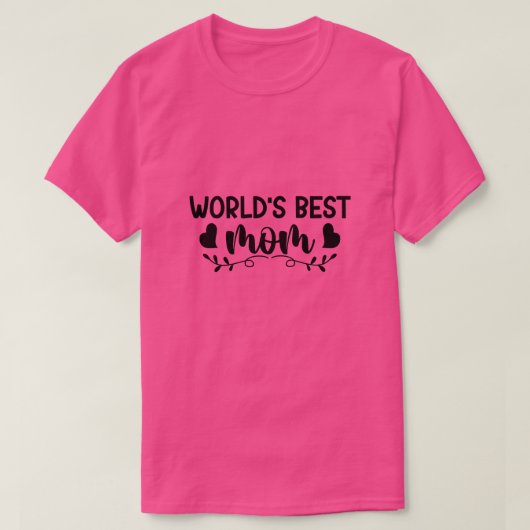 Werelden beste mom01 t-shirt (Design voorkant)