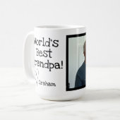 werelden beste opa met afbeelding koffiemok (Voorkant links)