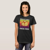 Werelden Beste Pannenkoekenmaker Retro  Pannenkoek T-shirt (Voorkant volledig)