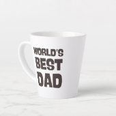 Werelden Beste Pap Grappig Pap Latte Mok (Linkerhoek)