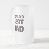 Werelden Beste Pap Grappig Pap Matglas Bierpul (Voorkant links)