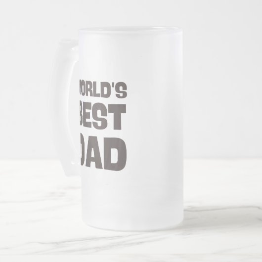 Werelden Beste Pap Grappig Pap Matglas Bierpul (Voorkant links)