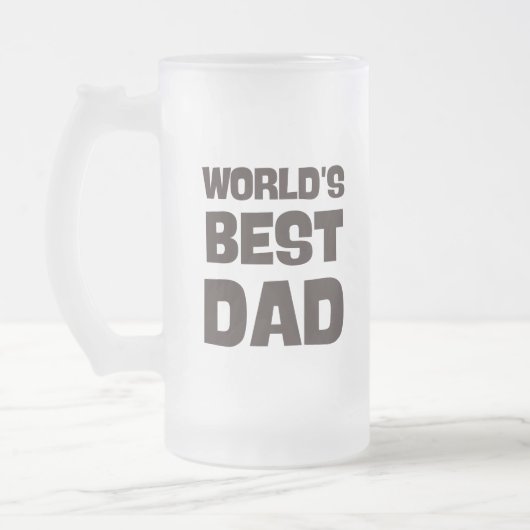 Werelden Beste Pap Grappig Pap Matglas Bierpul (Links)