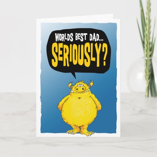 Werelden beste Pap...serieus (2018) Kaart (Voorkant)