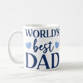 Werelden Beste Papa Print Modern Wit Mok (Links)