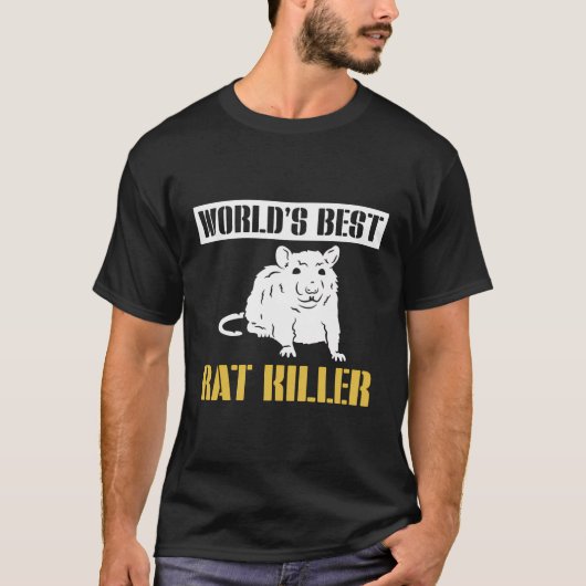 Werelden Beste Rat Killer Exterminator ongedierteb T-shirt (Voorkant)