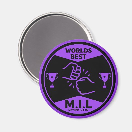 Werelden beste schoonmoeder magneet (Voorkant / Achterkant)