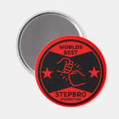 Werelden Beste stiefbroer Magneet (Voorkant / Achterkant)
