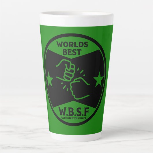 WERELDEN BESTE STIEFVADER LATTE MOK (Voorkant)
