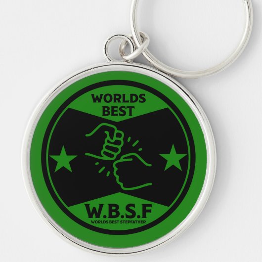 WERELDEN BESTE STIEFVADER SLEUTELHANGER (Voorkant)