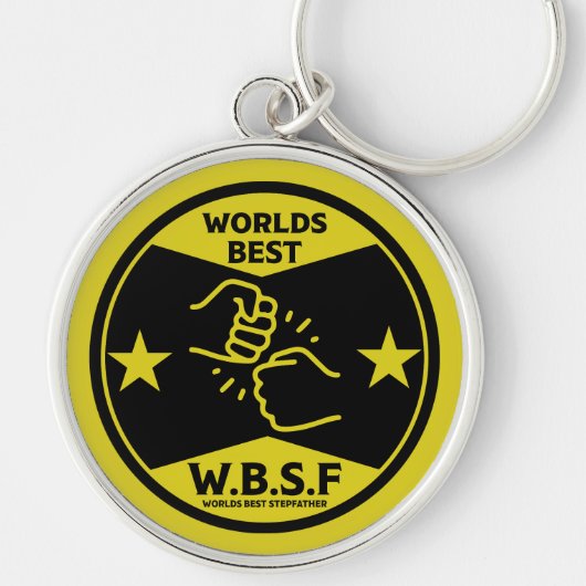WERELDEN BESTE STIEFVADER SLEUTELHANGER (Voorkant)