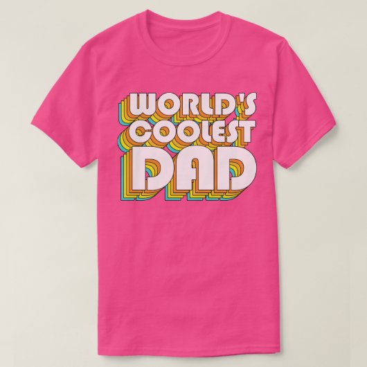 Werelden Coolest Papa Geweldige Papa Gift T-shirt (Design voorkant)