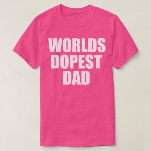 Werelden Dopest Pap T-shirt (Design voorkant)