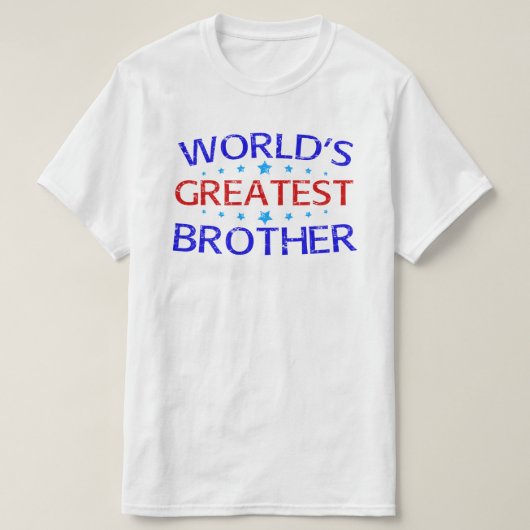 werelden grootste broer t-shirt (Design voorkant)