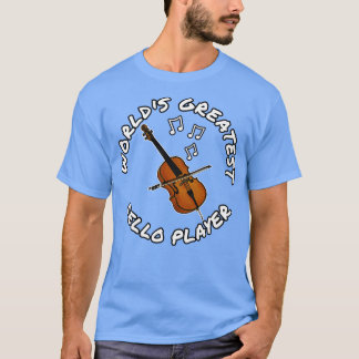 Werelden Grootste Cello Speler Cellist String Musi T-shirt
