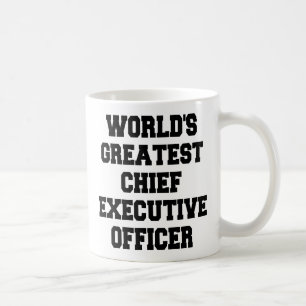 Werelden grootste Chief Executive Officer Koffiemok