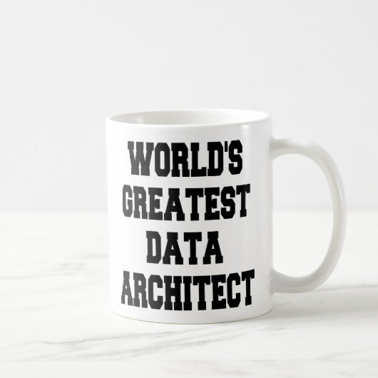 Werelden grootste data-architect koffiemok (Rechts)