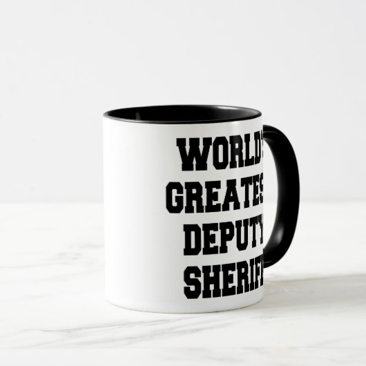 Werelden Grootste Deputy Sheriff Mok (Voorkant rechts)