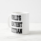 Werelden grootste diëtist koffiemok (Voorkant links)