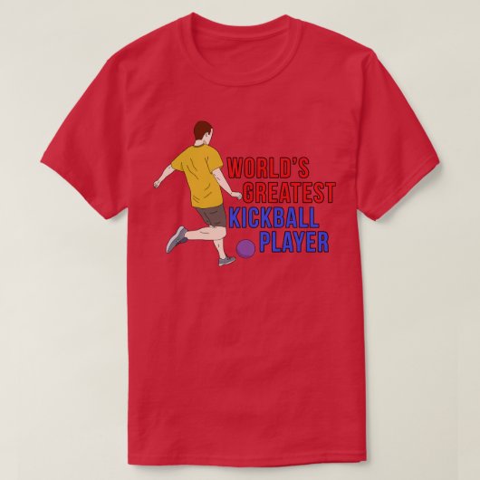 Werelden Grootste Kickballer T-shirt (Design voorkant)
