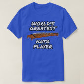 Werelden Grootste Koto Speler Japanse Muzikant T-shirt (Design voorkant)