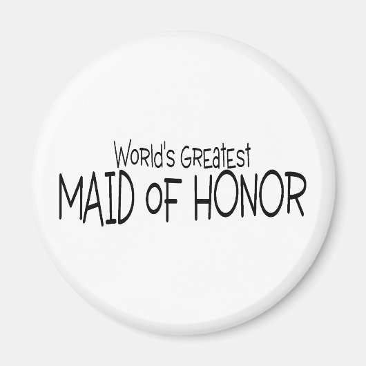 Werelden Grootste Maid of Honor Magneet (Voorkant)