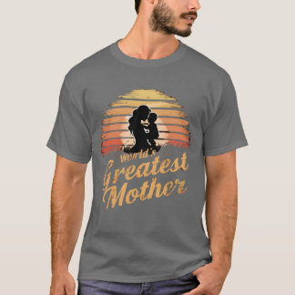 Werelden Grootste Moeder Silhouet Sunset T-shirt