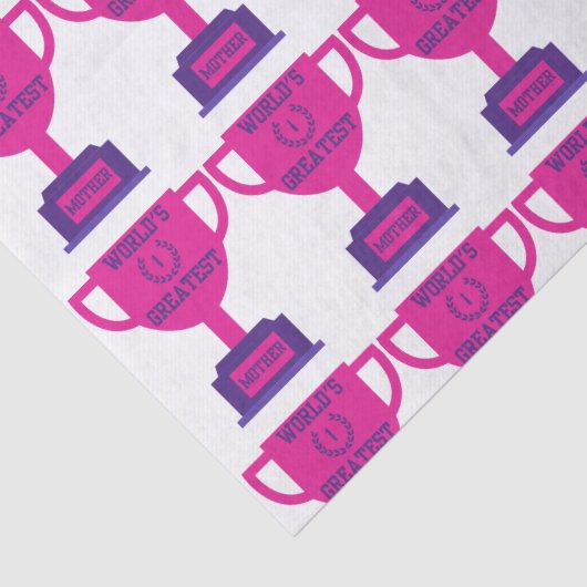 Werelden grootste Moederdag tissuepapier (Detail)