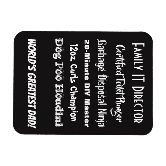 Werelden Grootste Pap! !! Magneet (Horizontaal)