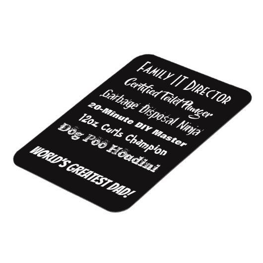 Werelden Grootste Pap! !! Magneet (Linkerzijde)