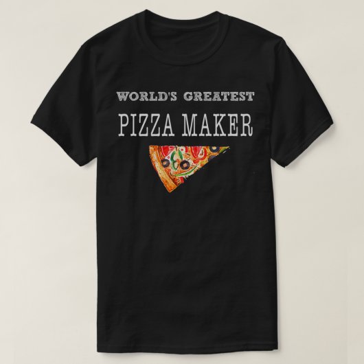 Werelden Grootste Pizza Maker Beste Pizza Baker Gi T-shirt (Design voorkant)