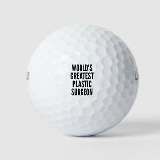 Werelden grootste plastisch chirurg golfballen (Voorkant)