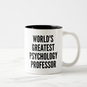 Werelden Grootste Psychologie Professor Tweekleurige Koffiemok