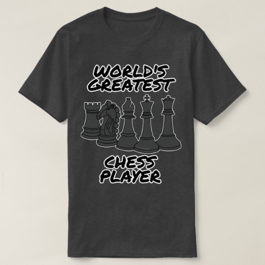 Werelden Grootste Schaakspeler Grappig 1 T-shirt (Design voorkant)