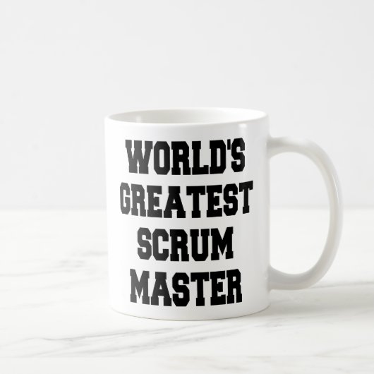 Werelden Grootste Scrum Master Koffiemok (Rechts)