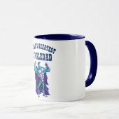 Werelden Grootste SINGLEDAD Wat een SuperHERO DAD Mok (Voorkant rechts)