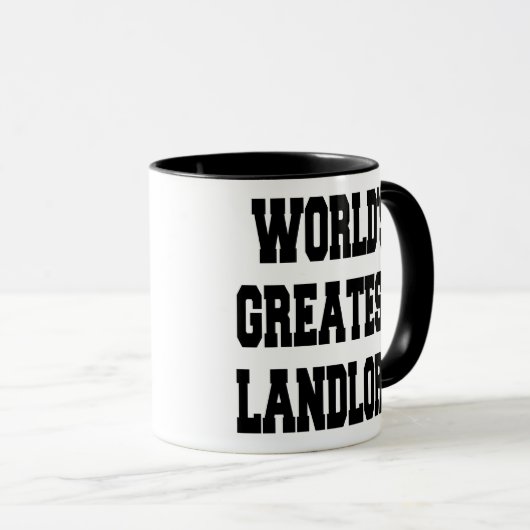 Werelden grootste verhuurder mok (Voorkant rechts)