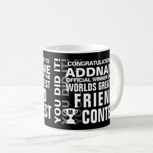 Werelden Grootste Vriend Koffie Mok (Voorkant rechts)