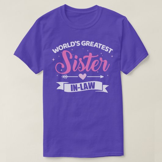 Werelden grootste zusterwet uit broederwet 1 t-shirt (Design voorkant)