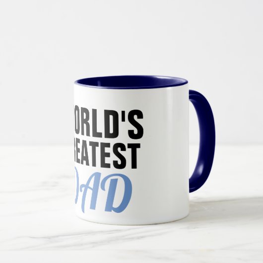 werelden het beste pap vaderdag ontwerp grappig sc mok (Voorkant rechts)