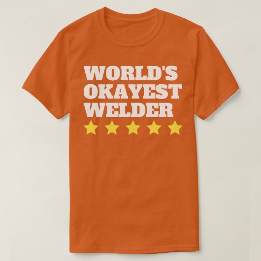 Werelden Okayest Lasser Grappig cadeau T-shirt (Design voorkant)