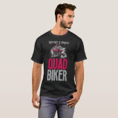 Werelden okayest Quad Biker ATV Quad rijden T-shirt (Voorkant volledig)