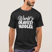 Werelden oke paddler t-shirt (Voorkant)