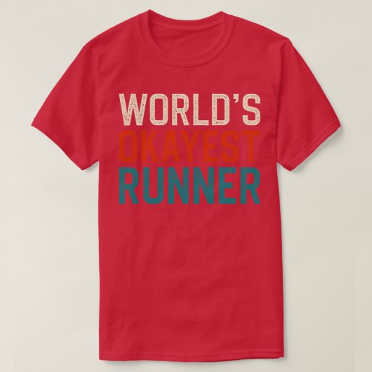 Werelden oke runner t-shirt (Design voorkant)