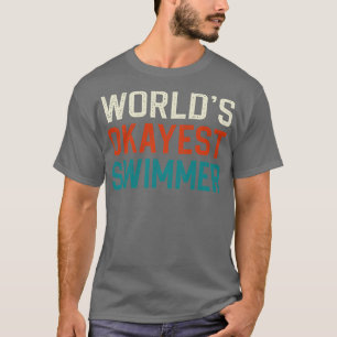 Werelden oke zwemmer t-shirt