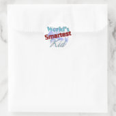 Werelden Slimste Kind Ronde Sticker (Tas)