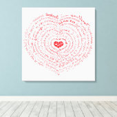 Werelden van Liefde Canvas - Telugu Edit (Insitu (Houten vloer))