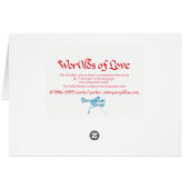 Werelden van Liefde Kaart (Achterkant Horizontaal)