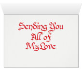 Werelden van Liefde Kaart (Binnen Horizontaal (Onder))