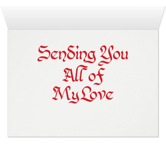 Werelden van Liefde Kaart (Binnen Horizontaal (Onder))